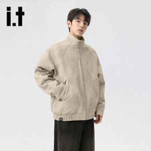 izzue | Vintage American Collared Jacket Men Fall Fashion