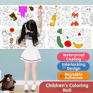 LIKE | Children Doodling Coloring Canvas