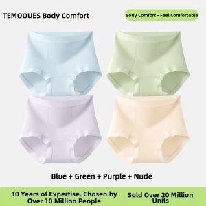 Postpartum High Waist Briefs Antibacterial Prolonged Crotch Shaping