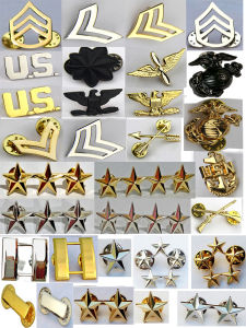 Nhãn Đồng Phục Quân Đội Mỹ Đơn Vị Sĩ Quan Nút Áo Trang Trí Mũ Thuyền Trang Trí Vai Huy Hiệu Phụ Kiện Quần Áo Cho Người Yêu Thích Quân Đội