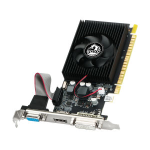 SOYO | SOYO NVIDIA Half-height Graphics Card GT730 DDR3 4GB Video Cards 28nm for computer game 64 Bit  Memory 500MHZ DVI/HDMI/VGA