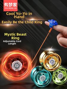 Beginner Automatic Return Light-up Metal Yoyo