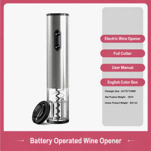 1/4 pcs Electric Wine Bottle Opener Automatic Battery Wine Opener Tools Kitchen Products Performance Plastic For Christmas Home
