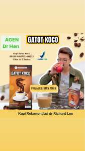 Kopi GATOT KOCO By Dr Richard Lee dR Hen Gatot koco 1 Box isi 5 Saschet