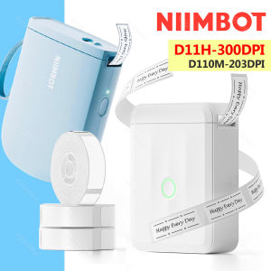 Niimbot D110 D11H 300dpi Mini Portable Printer Mobile Thermal Adhesive Label Maker For Stickers Pocket Labeling Wireless Machine