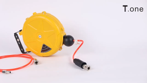 10M PU Retractable Air Compressor Hose Reel Auto Rewind Air Hose For Air Compressor