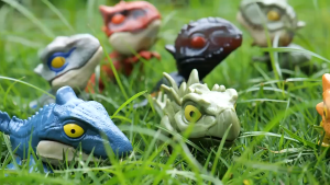 [Túi Mù] Khủng Long Cắn Ngón Tay Đồ Chơi Dinosaur Cạp Kẹp Tay Mô Hình Nhựa Hàm Có Lò Xo Trẻ Em