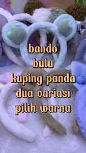BANDO BULU KRIWIL MOTIF SANRIO DAN BANDO POMPOM KUPING PANDA FASHION KOREA / BANDO KUPING PANDA