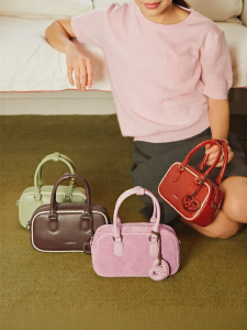 La Festin | Summer Pink Luxury Boston Bag
