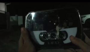 (Barang Dagangan Dalam Stok)7 Inch Lampu Daymaker Lampu Depan LED Persegi Kotak 90W  Jeep Katana Feroza Taft L300