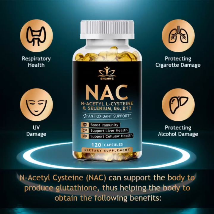 NAC+ 150mg N-Acetyl L-Cystein & Artischockenextrakt - 120 Vegane Tabletten