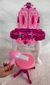 Fancytoys Shop ของเล่นเครื่องสำอางแต่งหน้าโต๊ะเครื่องแป้งสำหรับเด็กเจ้าหญิงของเล่นแต่งหน้าชุดเด็กหญิงของขวัญวันเกิด ชุดโต๊ะเครื่องแป้งเด็ก