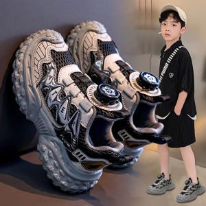 New Autumn Children Running Shoes Lightweight Breathable Soft Sole