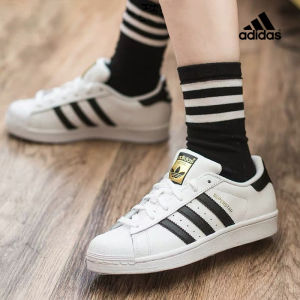 adidas | Giày Thể Thao Trắng Phong Cách Dành Cho Đôi Mới