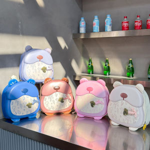 Cute Cartoon Bear Childrens Backpack Hard Shell Double Shoulder Bag for Kindergarten Boys Girls Trendy YAHOBENO School Bag