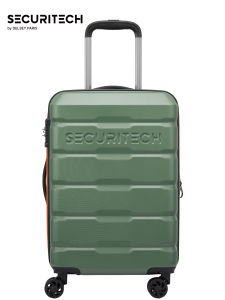 Fashionable Travel Suitcase SECURITECH Password Lock Gender Neutral Carry-On Luggage Trendy Polyester Interior Material
