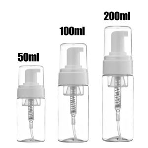 200/100/50ml DIY Tattoo Foam Bottle Dispenser Foaming Pump Foam Soap Empty Diffuser Washing Press Spray Bottles Tattoo Supplies
