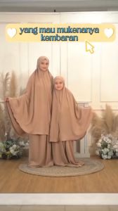 Mukena Couple Ibu Anak Terbaru 2025 Bahan Adem Premium Mewah