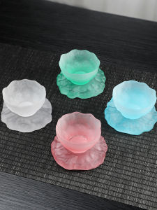 Japanese Style Blue Green Tea Cup Master Tea Drinking Cup Small Ceramic Cup Rice Wine Glass Cup Ice Burnt Mens Tea Cup