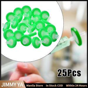 25pcs 13mm 0.22um Disposable Syringe Filter Water Organic System Nylon Membrane Laboratory Lab Equiptment