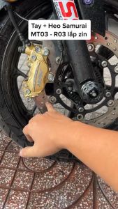 Bố Thắng Nissin Dành Cho Heo Nissin Samurai 4 Piston / Heo Honda CB 400 - Hàng Chính Hãng