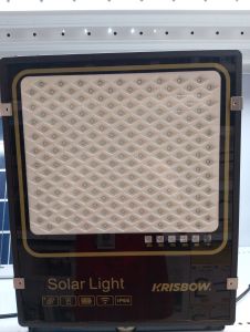 Krisbow Lampu Sorot Led Solar Vertical 25 Watt & 18 Watt 2500 Lumens