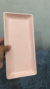 DĨA CHỮ NHẬT 25x12.5x2.5 CM - GỐM SỨ DONG HWA - HÀNG VIỆT NAM CHẤT LƯỢNG CAO