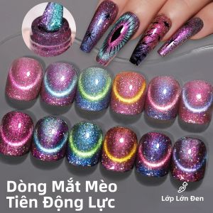 Bộ Sơn Gel Móng Mắt Mèo XEIJAYI 6 Lọ 15ml Kèm Nam Châm Dùng Cho Nail Bán Vĩnh Cửu Tương Thích Với Đèn UV/LED Bộ Dụng Cụ Làm Móng Tự Làm Tại Salon