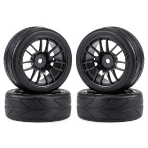 1.9 Inch 64mm RC Car Rubber Wheels Tires 12mm Hex Rims for WLtoys 144001 Sakura D3 D4 Tamiya TT02 1/10 1/12 1/14 RC Drift Racing