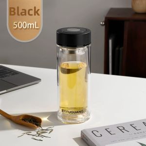 Fuguang | Business Double Layer Heat Insulation Tea Separation Cup
