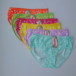 Grosir 6 Pcs Celana Dalam Wanita Remaja Import CD Katun Motif CD