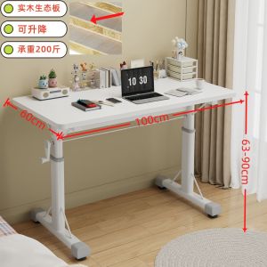 Adjustable Height Childrens Study Desk New Type Solid Wood 1 Meter Computer Desk Home Use Writing Desk Mobile Table