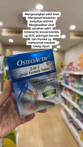 Osteoactiv 3-In-1 Joint Formula Tablet (120s) - BOX (rawat masalah sendi atau sakit lutut)