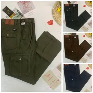 [BYJ] 6803#P.MAX BERKUALITI BAIK SELUAR KARGO LELAKI KAIN COTTON YANG TEBAL