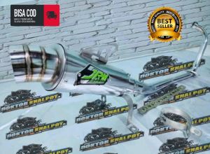Knalpot JRM racing satria fu / vixion / gl / jupiter mx siap pakai