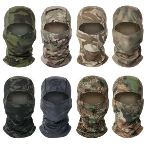 Tactical Camouflage Balaclava Full Face Dust Mask Wargame CP Military Hat Hunting Cycling Army Multicam Bandana Neck Gaiter