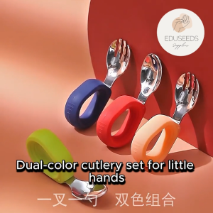 [EDS] Sudu Garfu Kanak-Kanak – Stainless Steel 304 Comel & Selamat [Ready Stock] Cute Kids Spoon and Fork Set Toddler Cutlery Set 304 Stainless Steel Set