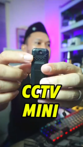 BERGARANSI SPANN Body Cam Mini Camera Full HD 1080P Rotating Lens 400mAh - K3