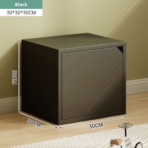 OYIla | Customizable Black Storage and Display Cabinet