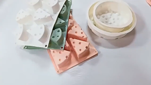 Cetakan Kue Keju Silikon 8 Lubang/Cetakan Puding Keju/Cetakan Silikon Food Grade/Cetakan Es Batu Keju