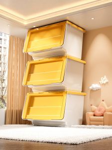 CDIN | Toy Clothes Snack Storage Box Flip Cover