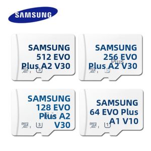 Thẻ Nhớ MicroSD SAMSUNG Evo Plus - 64GB/128GB/256GB/512GB UHS-1 U3 V30 4K Tốc Độ Cao Dành Cho Điện Thoại Máy Bay Không Người Lái Máy Ảnh Máy Tính Bảng & Hơn Thế Nữa Với Bộ Chuyển Đổi SD