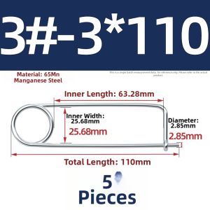 TIANZHUOJINSHU | spring onion Safety Pin Spring Clip