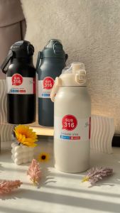 Amlovelyone กระติกน้ำเดินป่า แก้วเก็บเย็น เก็บอูนาภูมิ ร้อนเย็น ล็อกหลายชั้น หนาแน่น น้ำไม่ซึม