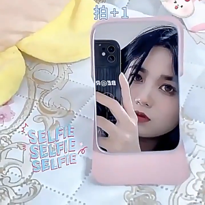 Foldable Makeup MirrorPortable Compact MirrorFreestanding Mini Desk MirrorPerfect As A Holiday Gift