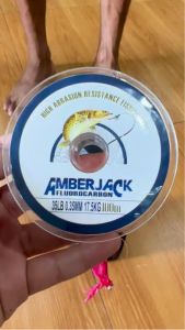 Senar Pancing 100 Meter Fluorocarbon Connecting Fukushima Amberjack Saltwater Fast Sinking