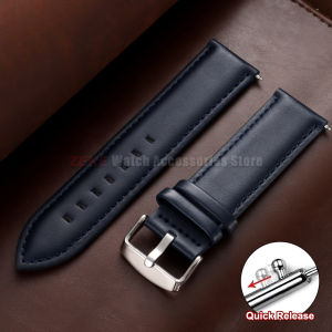 18mm 20mm 22mm 24mm Replacement Watchband Genuine Leather Watch Strap Vintage Brown Strap Quick Release Bracelet for Men Women