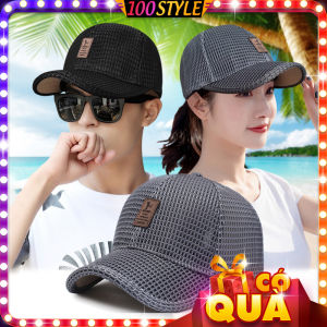 Nón Kết Nam Nữ Vải Lưới Form Dày Dặn Logo Chữ Nhật - 100style