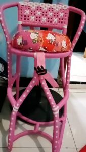 Kursi Rotan Boncengan Anak Motor Matic Lilitan Full Dilengkapi Sabuk Pengaman