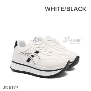 JOANNE Casual Sporty Sneakers Shoes Sepatu Wanita #JN6177